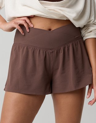 OFFLINE By Aerie Real Me Seersucker Crossover Flowy Short from American Eagle - $59.95