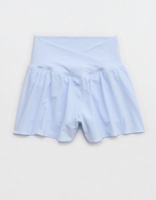 Short fluide en tissu gaufré à taille croisée Real Me OFFLINE d’Aerie