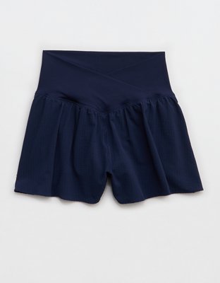 OFFLINE By Aerie Real Me Seersucker Crossover Flowy Short