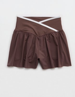 OFFLINE By Aerie Real Me Tipping Crossover Flowy Short