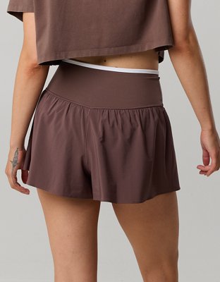 OFFLINE By Aerie Real Me Tipping Crossover Flowy Short