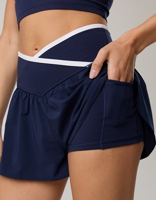 OFFLINE By Aerie Real Me Tipped Crossover Flowy Short