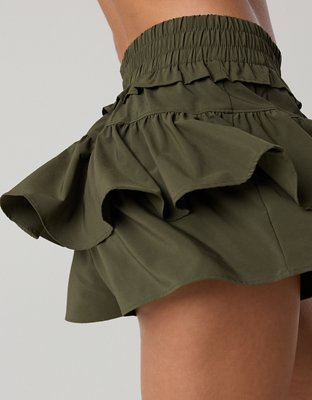 OFFLINE By Aerie Layered Ruffle Short