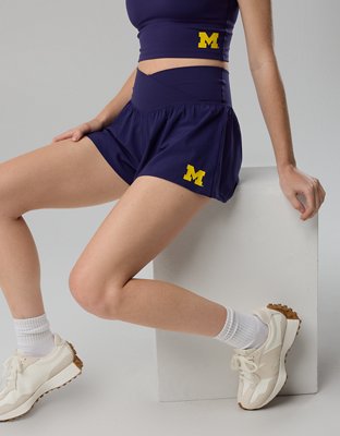 Michigan Wolverines OFFLINE By Aerie Crossover Flowy Short