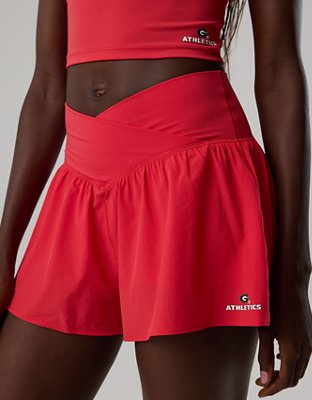 Georgia Bulldogs OFFLINE By Aerie Crossover Flowy Short.