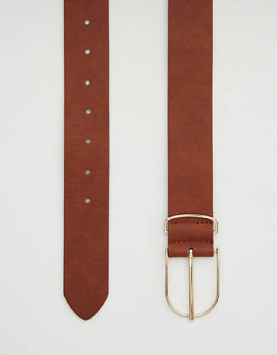 Aerie Thick Rounded Buckle Belt