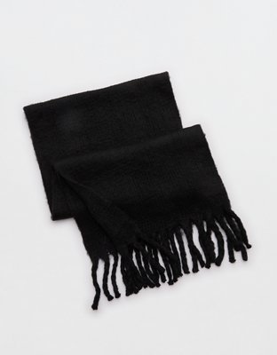 Aerie Fuzzy Knit Scarf