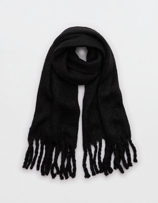 Aerie Fuzzy Knit Scarf