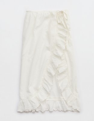 Aerie Embroidered Scalloped Sarong