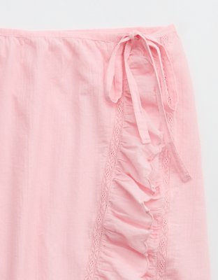 Aerie Embroidered Scalloped Sarong