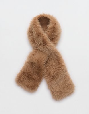 Aerie Reversible Fur Sherpa Scarf