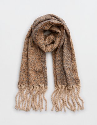 Aerie Jacquard Leopard Scarf