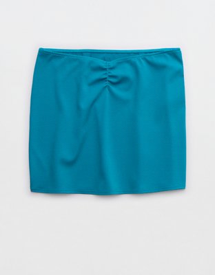 Aerie Shine Pique Swim Tube Skirt