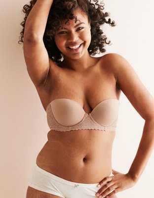 Aerie Real Happy Strapless Push Up Bra