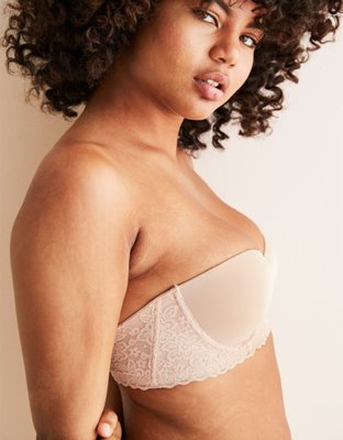Aerie Real Happy Strapless Push Up Bra