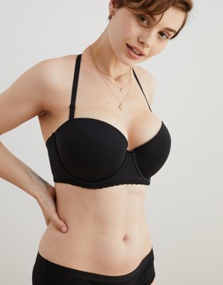 Aerie Real Happy Strapless Push Up Bra