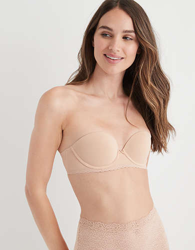 Bra tipo Strapless con pushup Real Happy Aerie