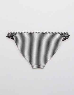 Aerie Seersucker Ruffle Bikini Bottom