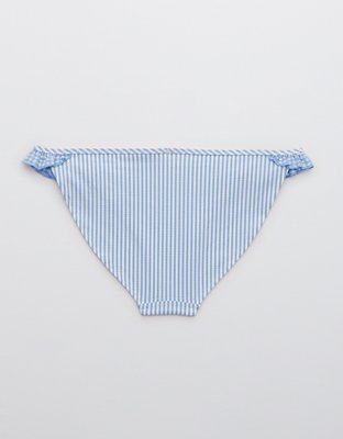 Aerie Bottom de bikini de cloqué con volantes