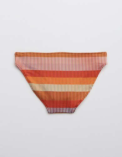 Aerie Jacquard Striped Bikini Bottom