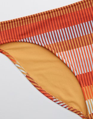 Aerie Jacquard Striped Bikini Bottom
