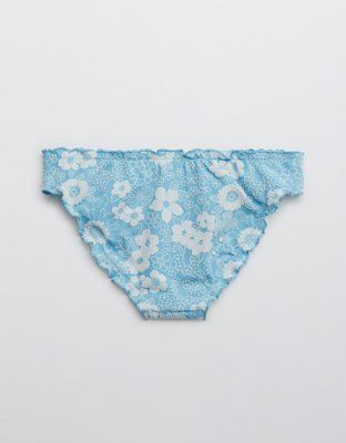 Aerie Jacquard Floral Bikini Bottom