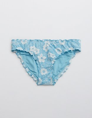 Aerie Jacquard Floral Bikini Bottom
