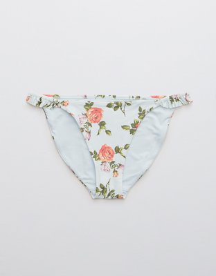 Aerie Printed Ruffle Bikini Bottom