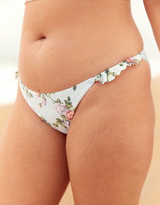 Aerie Printed Ruffle Bikini Bottom