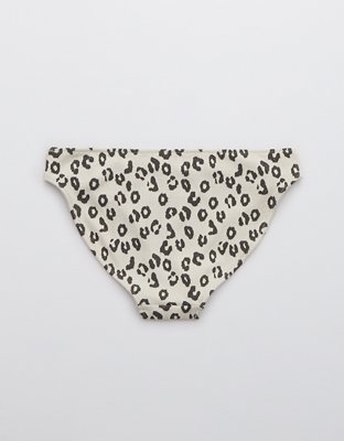Aerie Leopard Textured Bikini Bottom