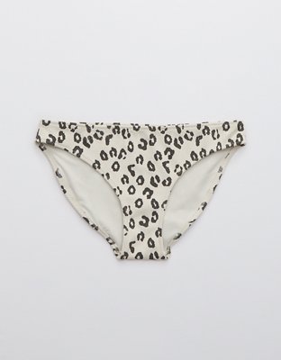Aerie Leopard Textured Bikini Bottom