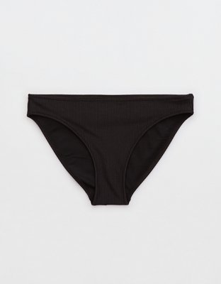 Aerie Shine Rib Full Coverage Bikini Bottom