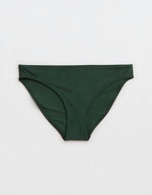 Aerie Shine Rib Full Coverage Bikini Bottom