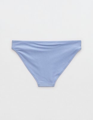 Aerie Shine Rib Full Coverage Bikini Bottom