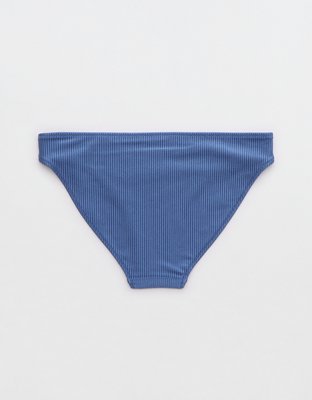 Aerie Shine Rib Full Coverage Bikini Bottom