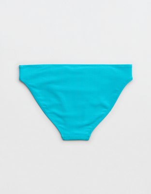 Aerie Shine Rib Full Coverage Bikini Bottom