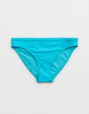 Aerie Shine Rib Full Coverage Bikini Bottom