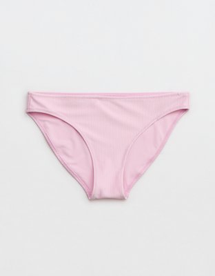 Aerie Shine Rib Full Coverage Bikini Bottom