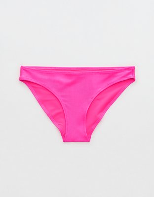 Aerie Shine Rib Full Coverage Bikini Bottom