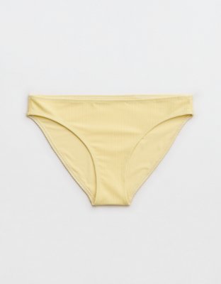 Aerie Shine Rib Full Coverage Bikini Bottom