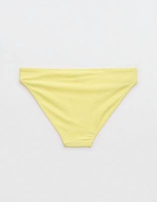 Aerie Shine Rib Full Coverage Bikini Bottom