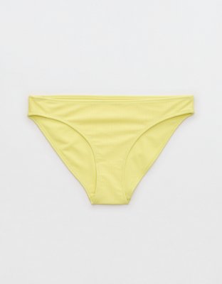 Aerie Shine Rib Full Coverage Bikini Bottom