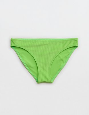 Aerie Shine Rib Full Coverage Bikini Bottom