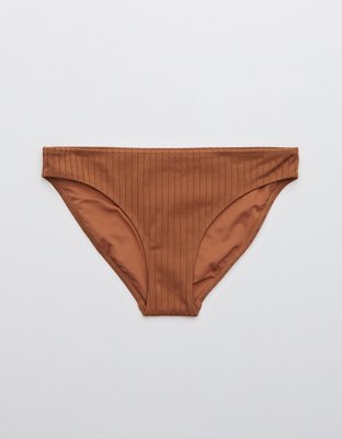 Aerie Ribbed Shine Bikini Bottom