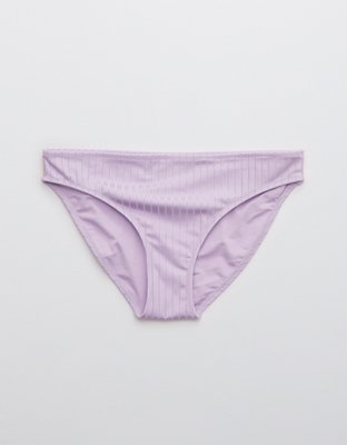 Aerie Ribbed Full Coverage Bikini Bottom