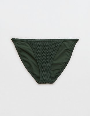 Aerie Bottom de bikini texturado