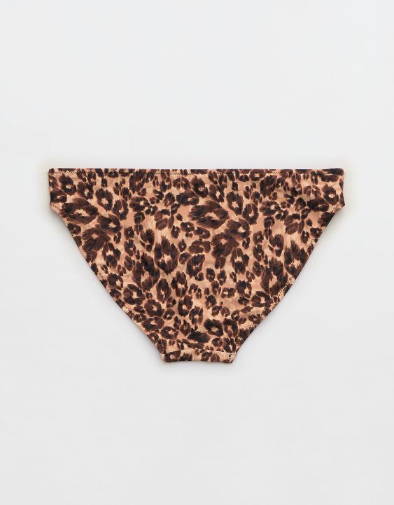 Aerie Bottom de Bikini de Leopardo con Cobertura Completa
