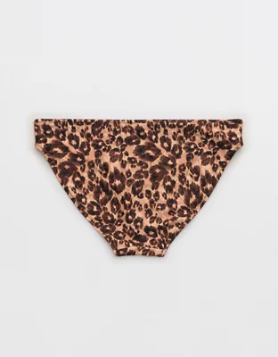 Aerie Leopard Full Coverage Bikini Bottom