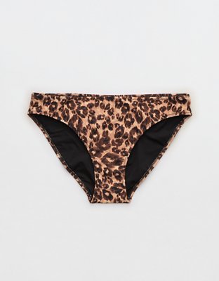 Aerie Leopard Full Coverage Bikini Bottom