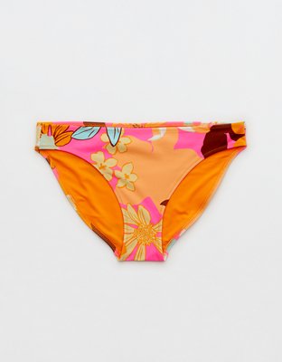 Aerie Ribbed High Cut Cheeky Bikini Bottom Orange - $6 (79% Off Retail) -  From Mias